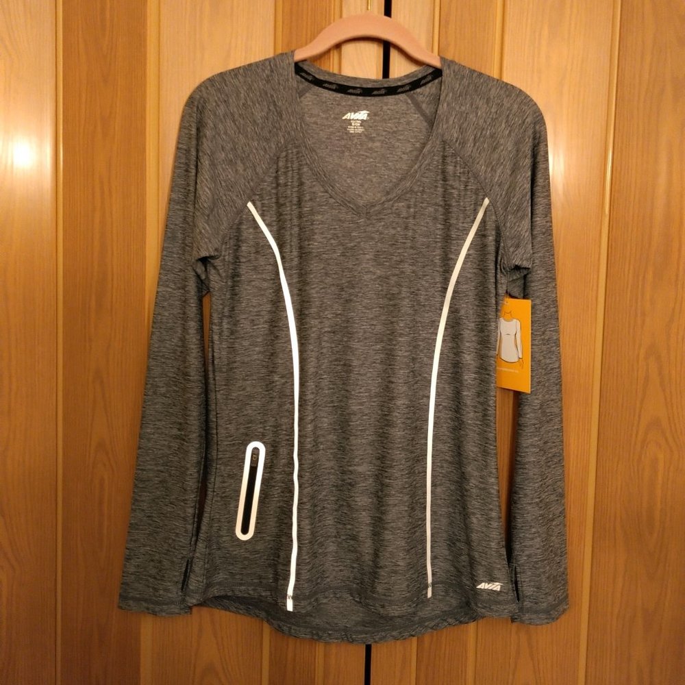 Avia LS Performance Long Sleeve Tee Size SM